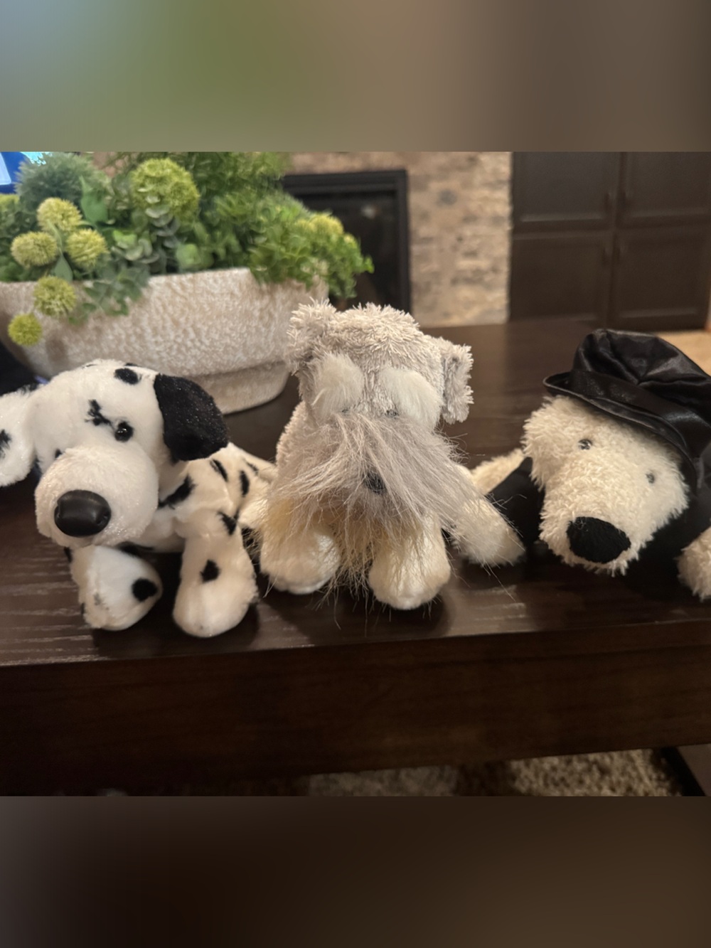 Webkinz Plush Decorative Dog and Polar bear - Cream, White, Black